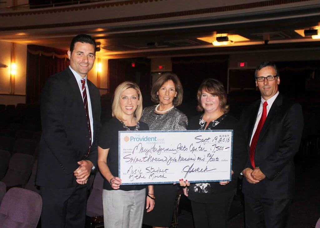 MPAC is presented a check from Provident, 2016