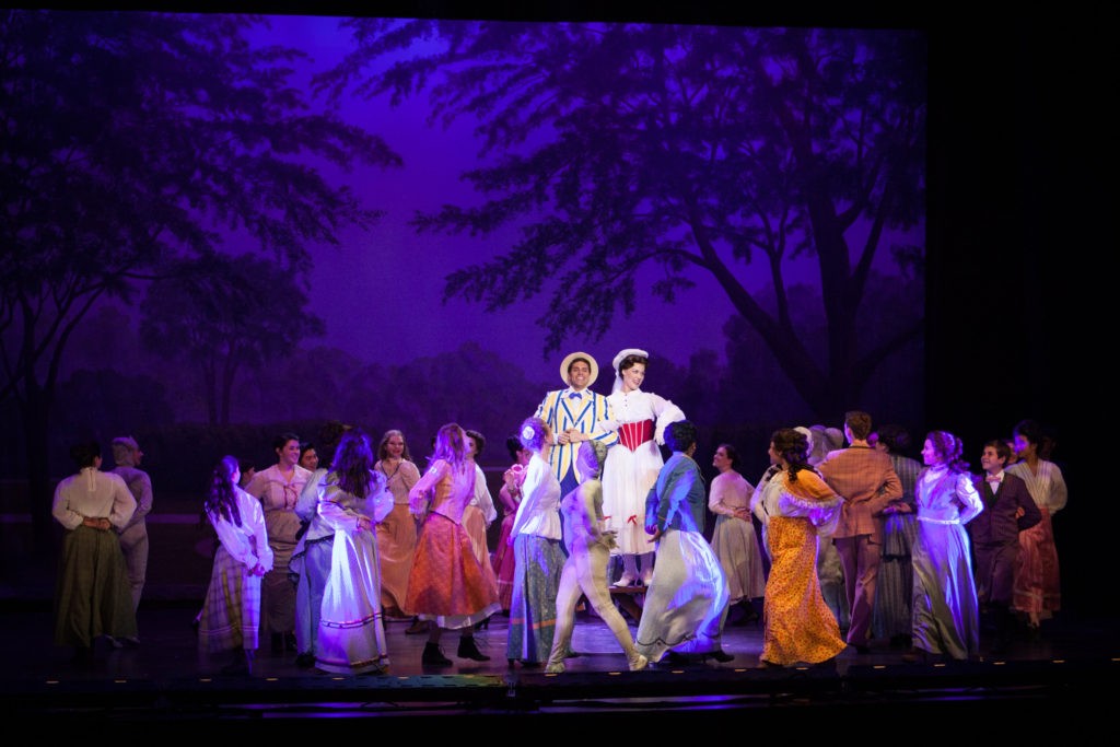 Mary Poppins - group shot in costume singing