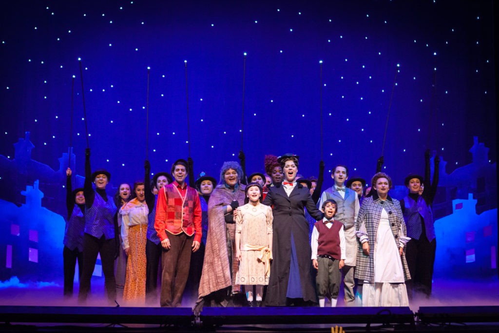 Mary Poppins - group shot singing