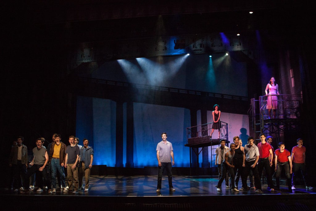 West Side Story - kids performing on stage