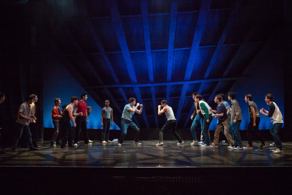 West Side Story - kids performing on stage