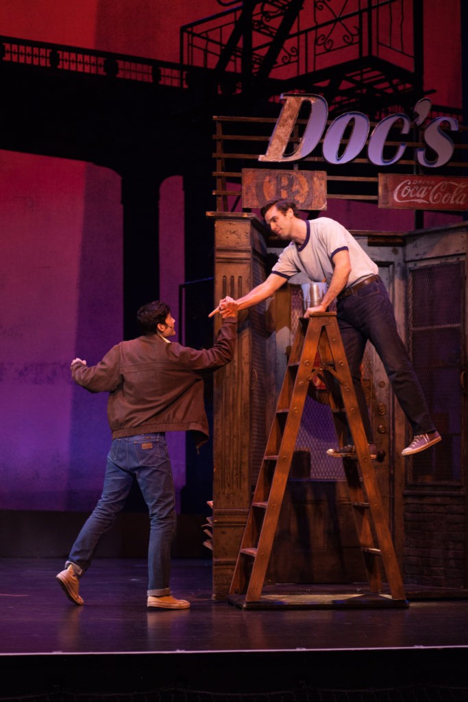 West Side Story - boys on ladder performing