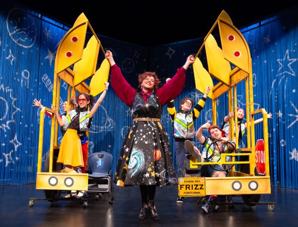 TheaterWorksUSA_Magic School Bus_Jeremy Daniel Photography_L-R_ Junior Mendez, Kari Gunberg, Lexi Rhoades, Tom Meglio, Jared Loftin, Sumi Yu_2018