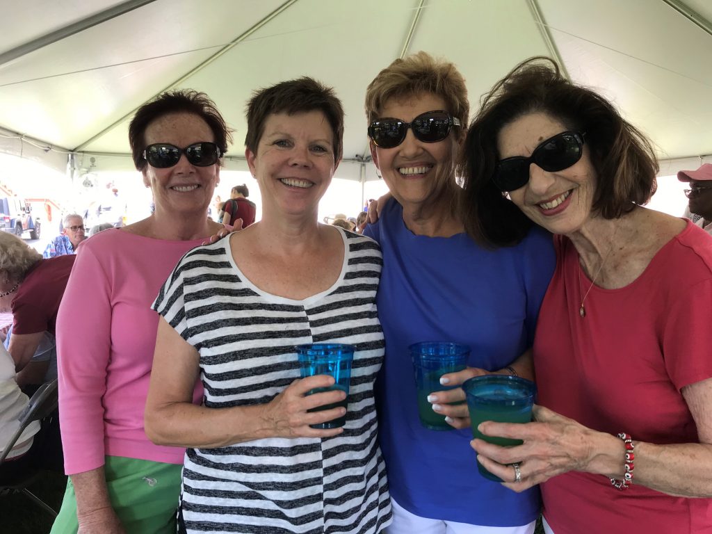 volunteers at picnic