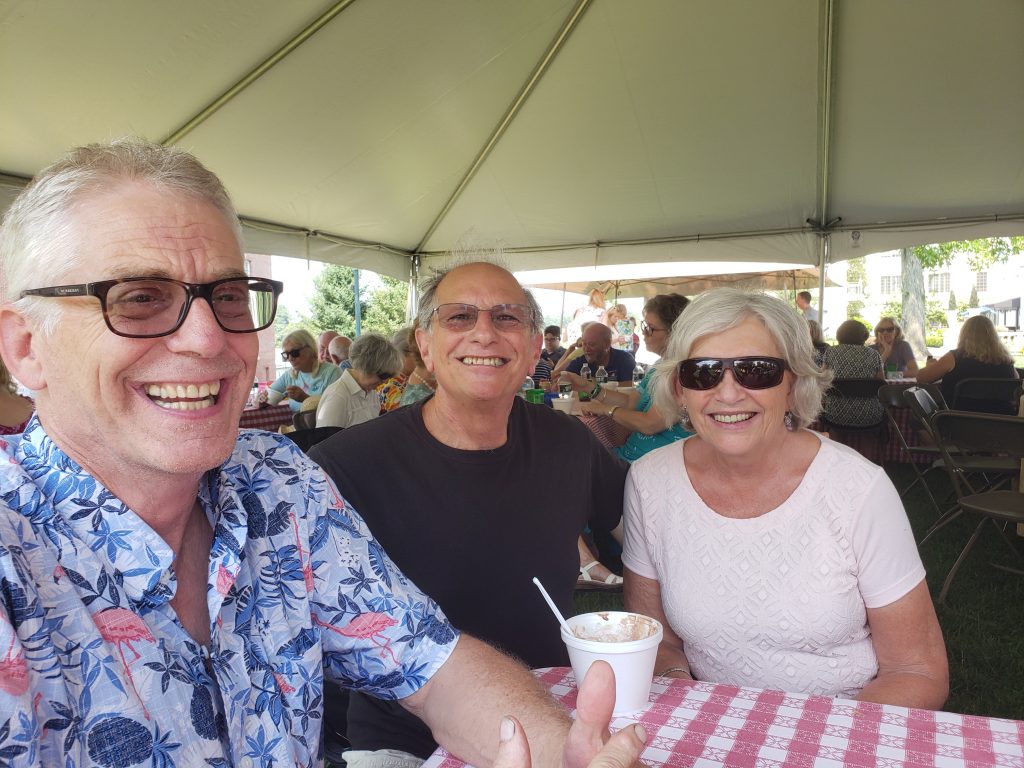 volunteers at picnic