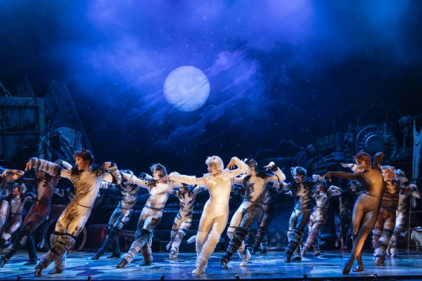 The Company Of The 2021 2022 National Tour Of Cats in costume on stage (photo By Matthew Murphy, Murphymade) V2