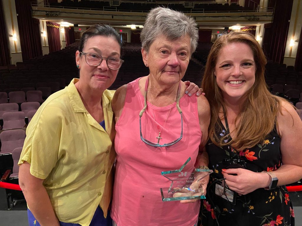 Betty mills and erin pach front of house director