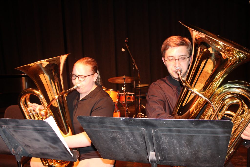 kids playing tuba