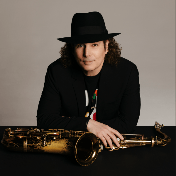 Boney James with saxophone