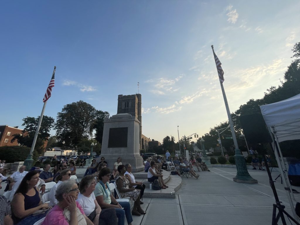 crowd watching nascha performance