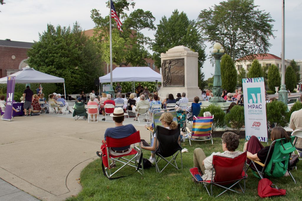 crowd watching bryan hansen band performance