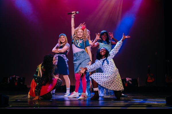 american girl live in concert production photo, girls posing