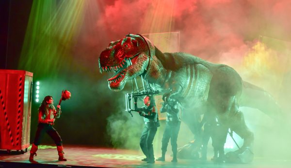 dinosaur world live on stage, t rex