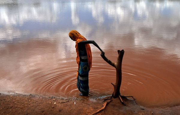 child in water