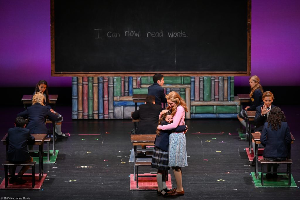 Matilda and Miss Honey from Matilda, MPAC's 9th Annual Spring Musical