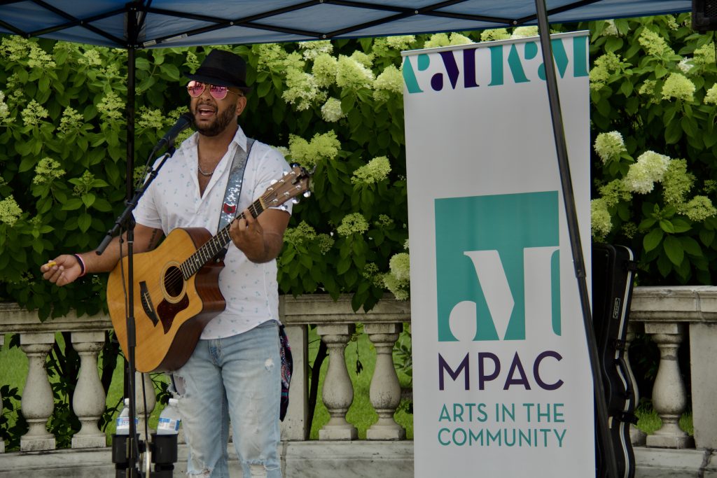 Joshua Van Ness performing at MPAC Arts in the Community