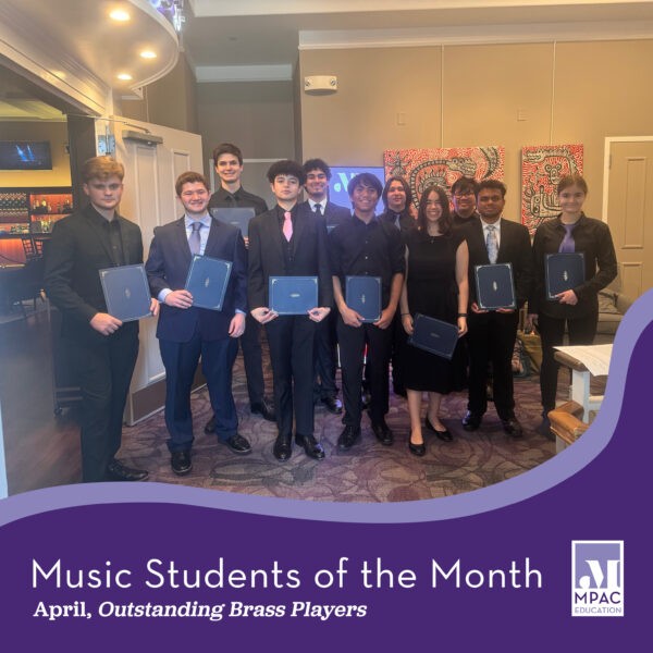 Morristown High School Music Students Honored as MPAC April Music Students of the Month