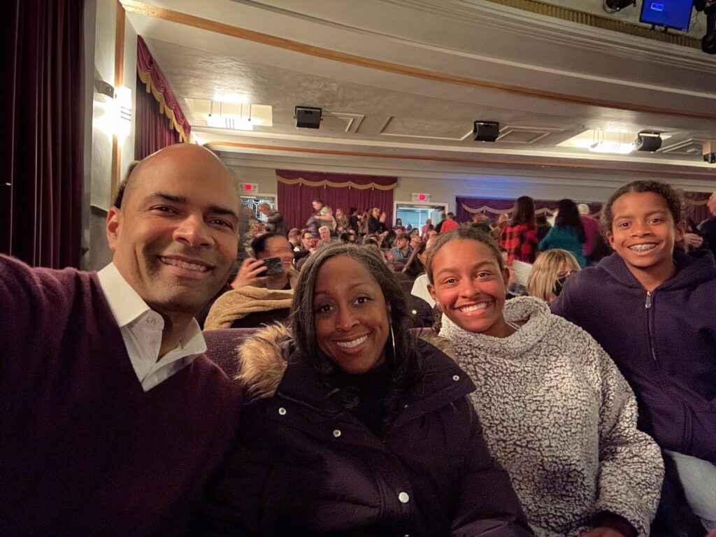 John and his family attend the musical Cats