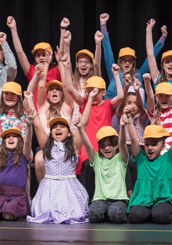 Performing Arts School students onstage