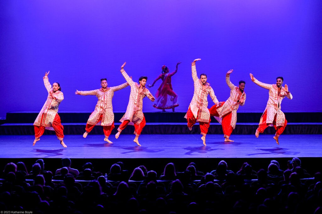 Rhythm India dancers onstage at MPAC