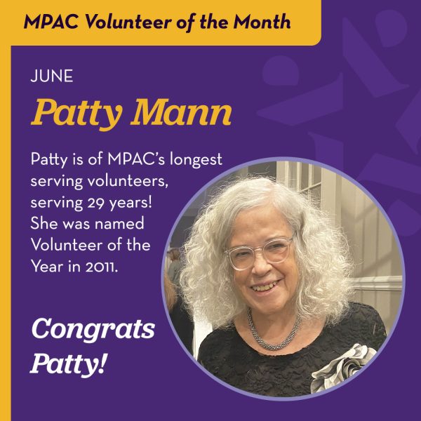 Patty Mann named MPAC’s Volunteer of the Month of June